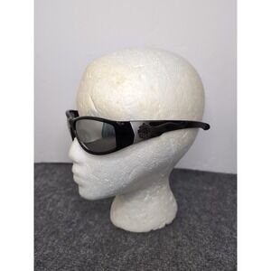 Choppers Biker Mirrored Flame Sunglasses Black And Silver‎ 3D Flames